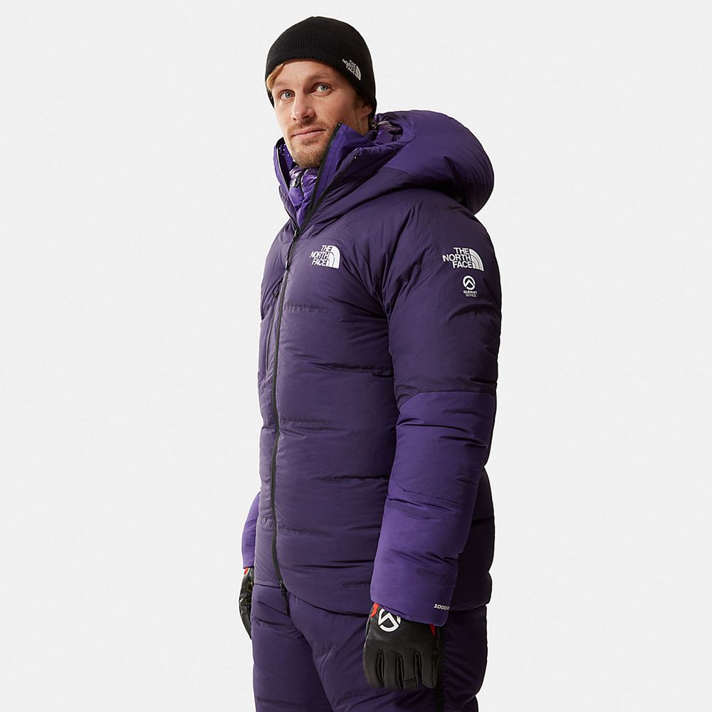 The North Face Parka Mens Australia - The North Face Amk L6 1000-Fill Cloud Black Purple Mountaineer